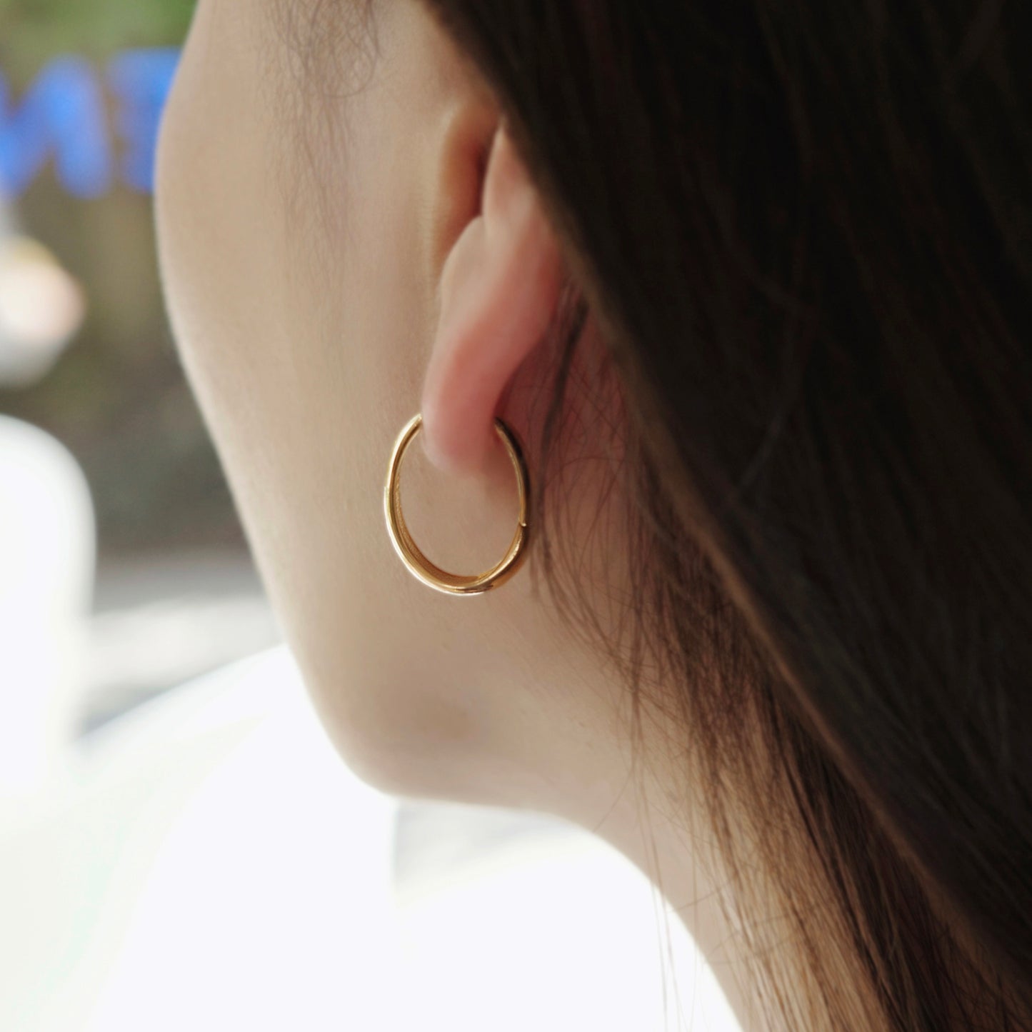 Drop / L / Experimental Pierced earrings