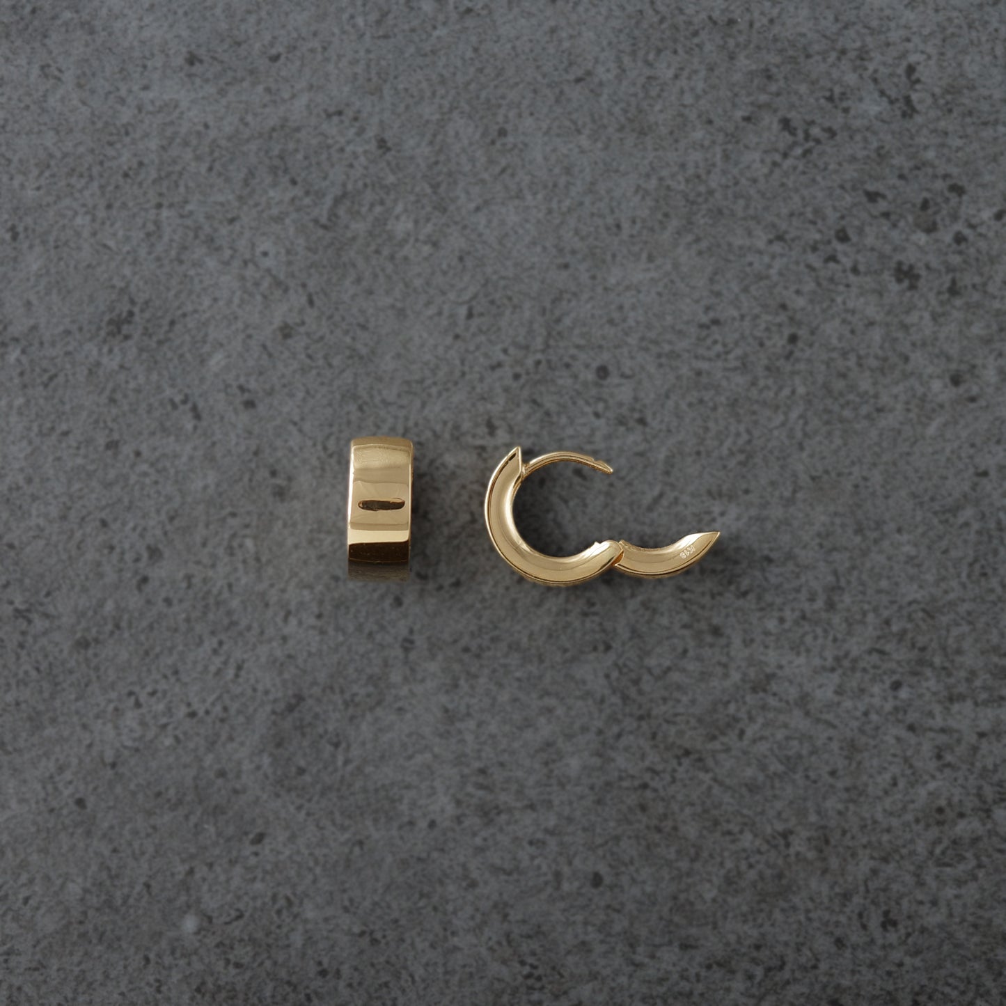 Thick Circle / Experimental Pierced earrings