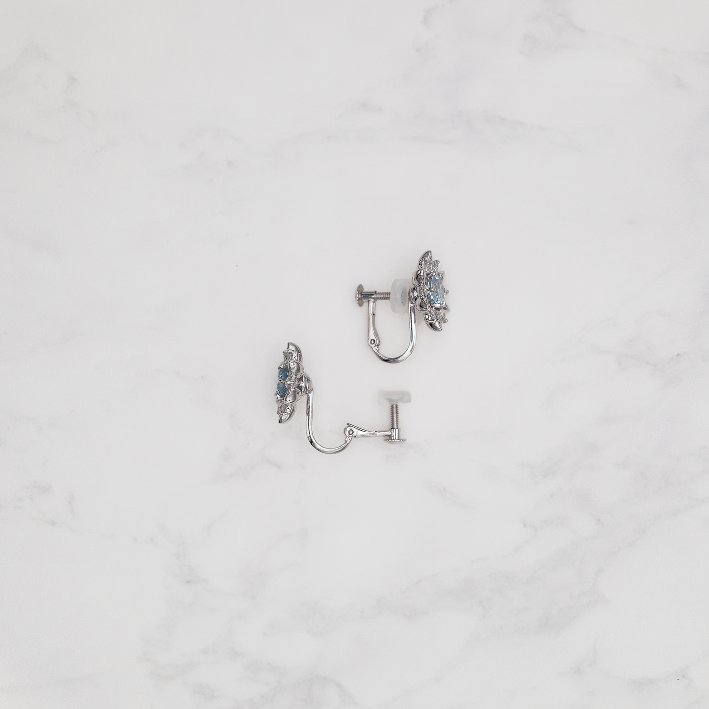 Nymphaea / Tanzanite earrings