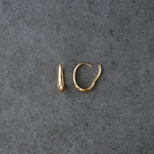 Drop / L / Experimental Pierced earrings