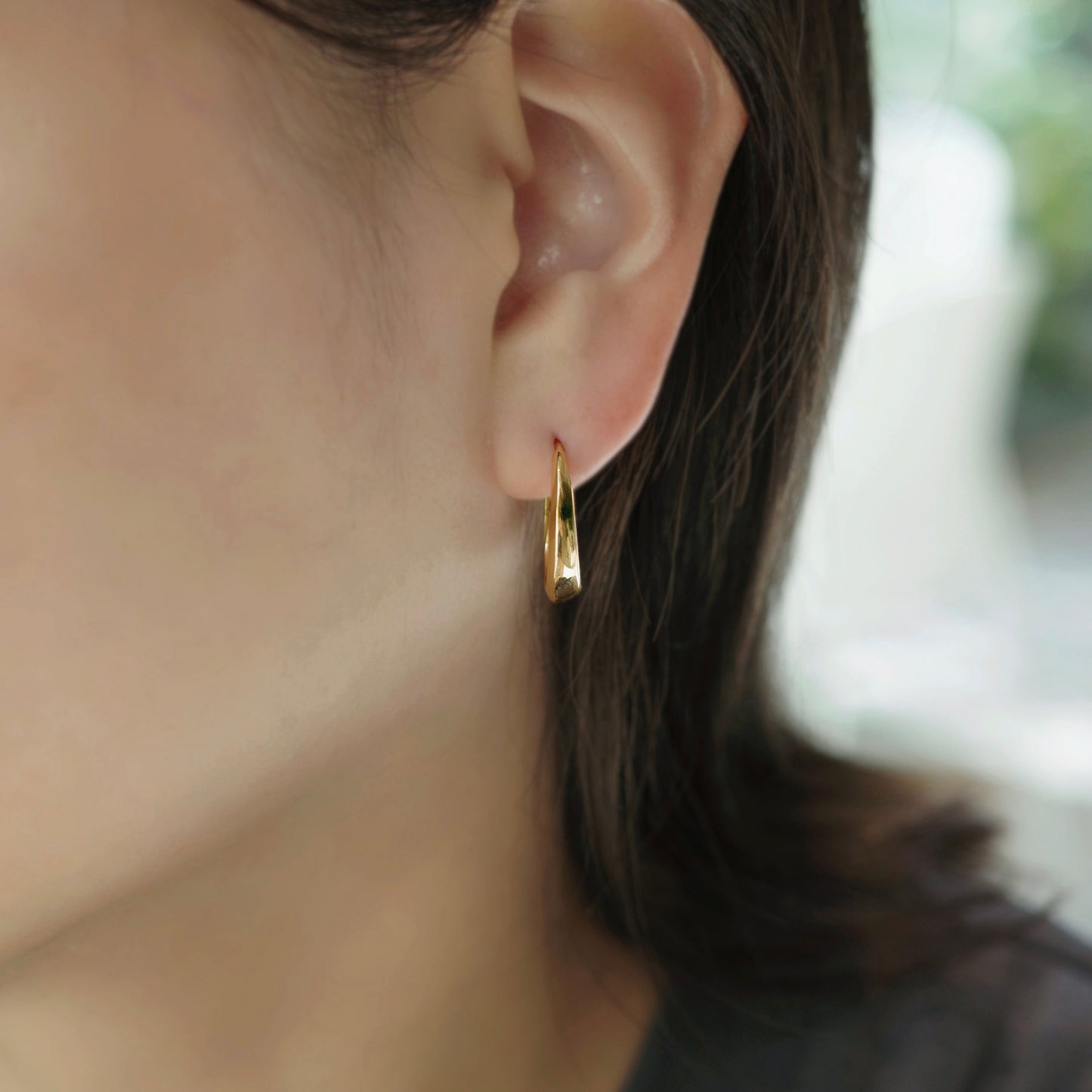 Drop / L / Experimental Pierced earrings