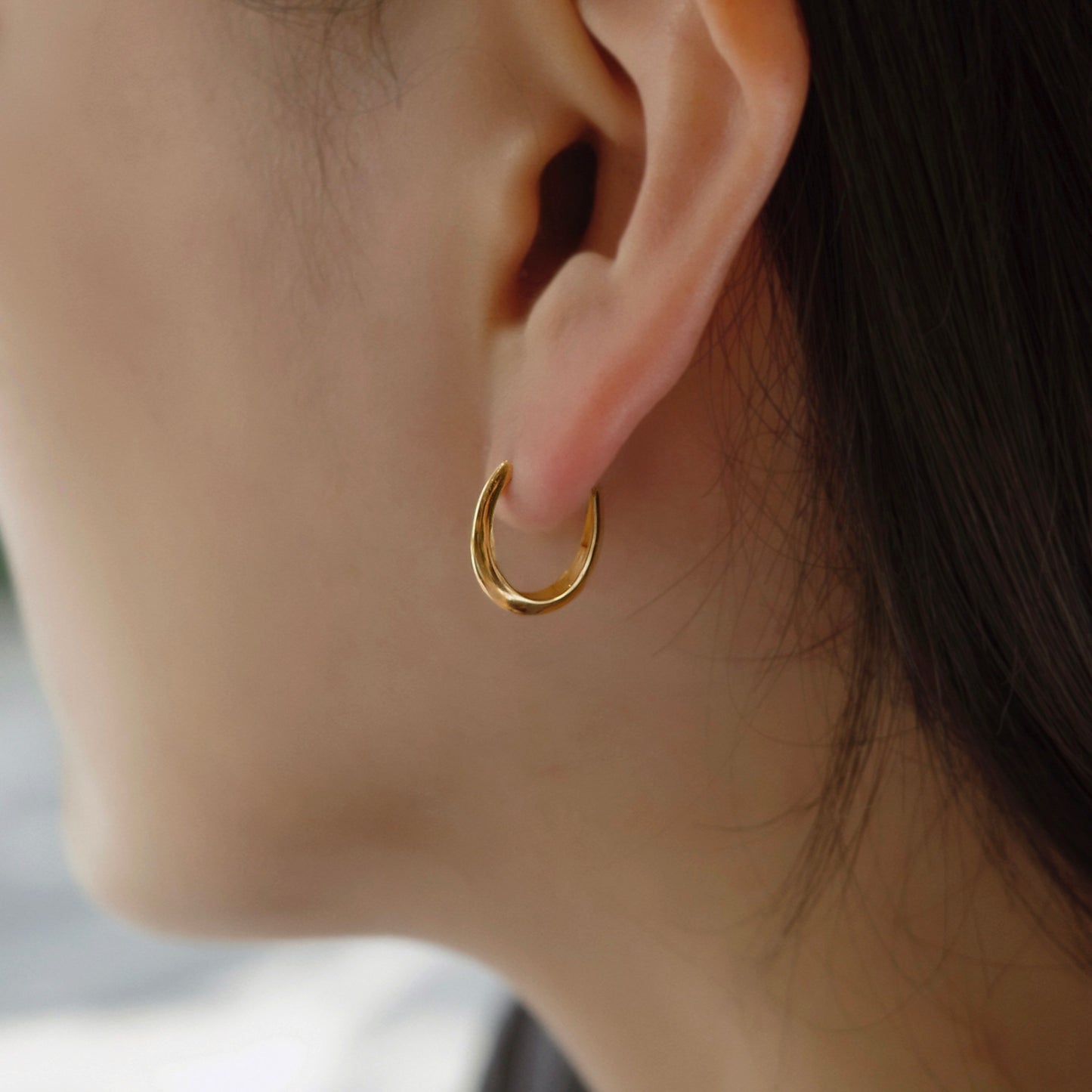 Drop / S / Experimental Pierced earrings