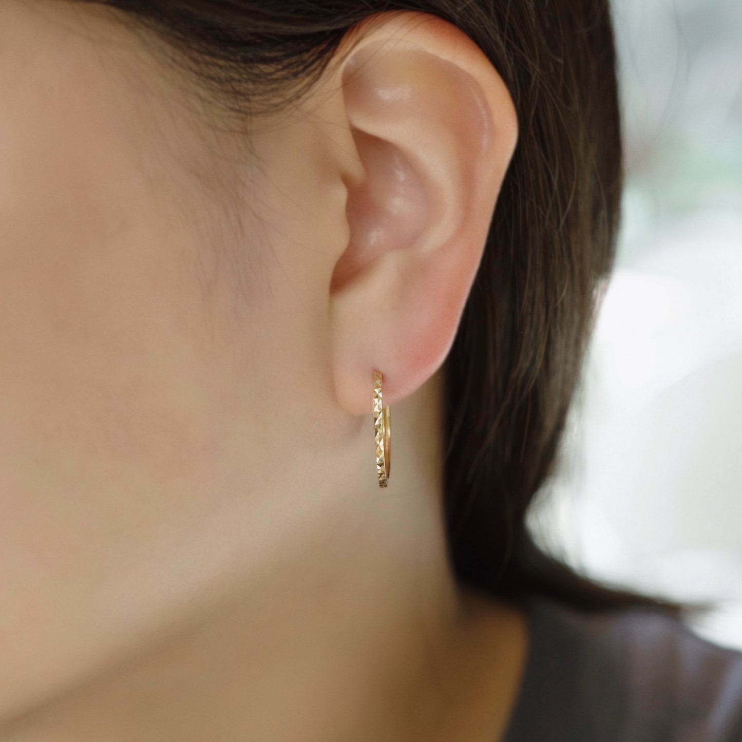 Cutting / L / Experimental Pierced earrings